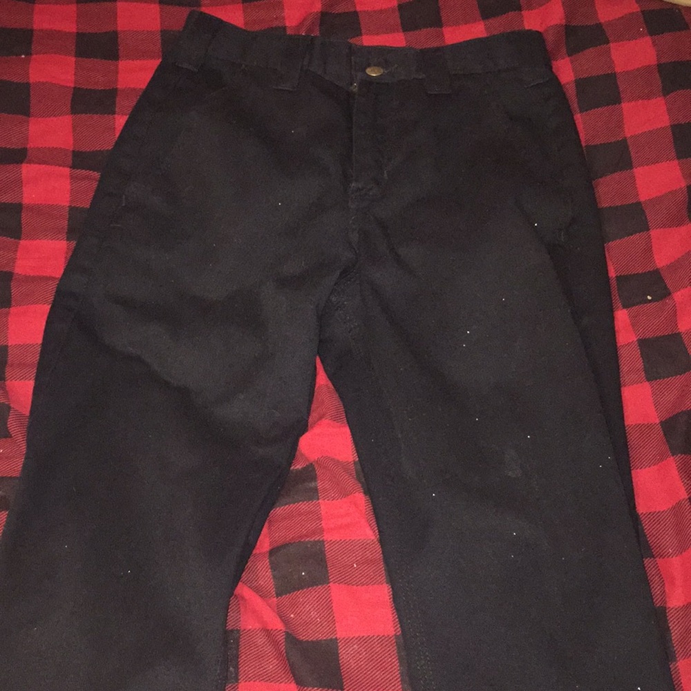 Black carhartt work pants